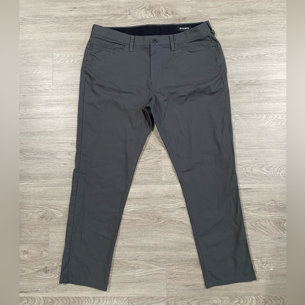 Bonobos‎ Charcoal Gray Trousers Pants 35/30
